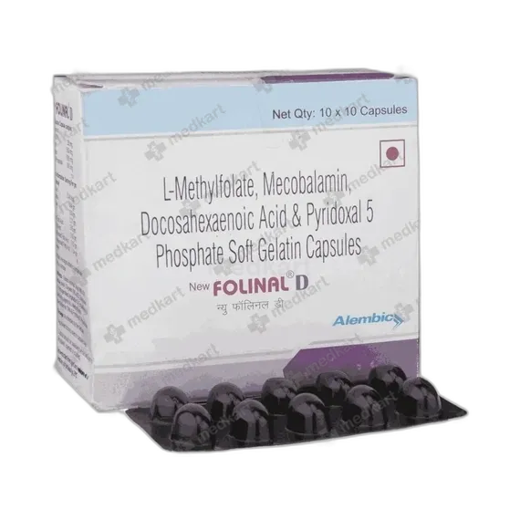 folinal d 10mg tablet 10's